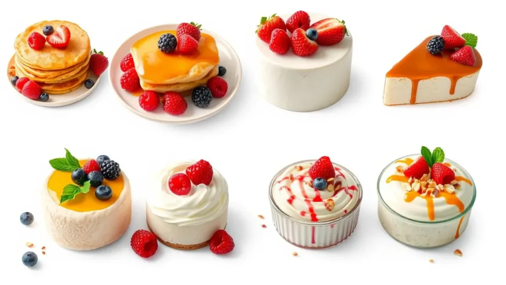 What desserts can be made from cottage cheese