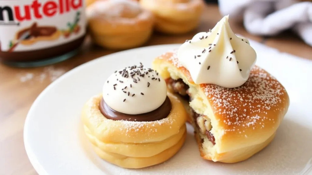 nutella pastry puff recipe