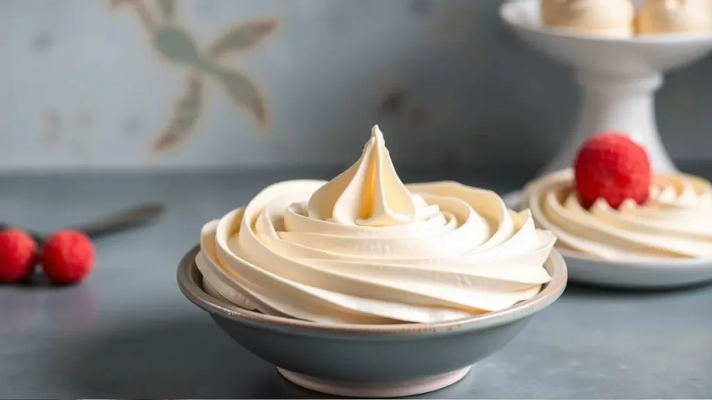 What is Chantilly cream frosting made of?