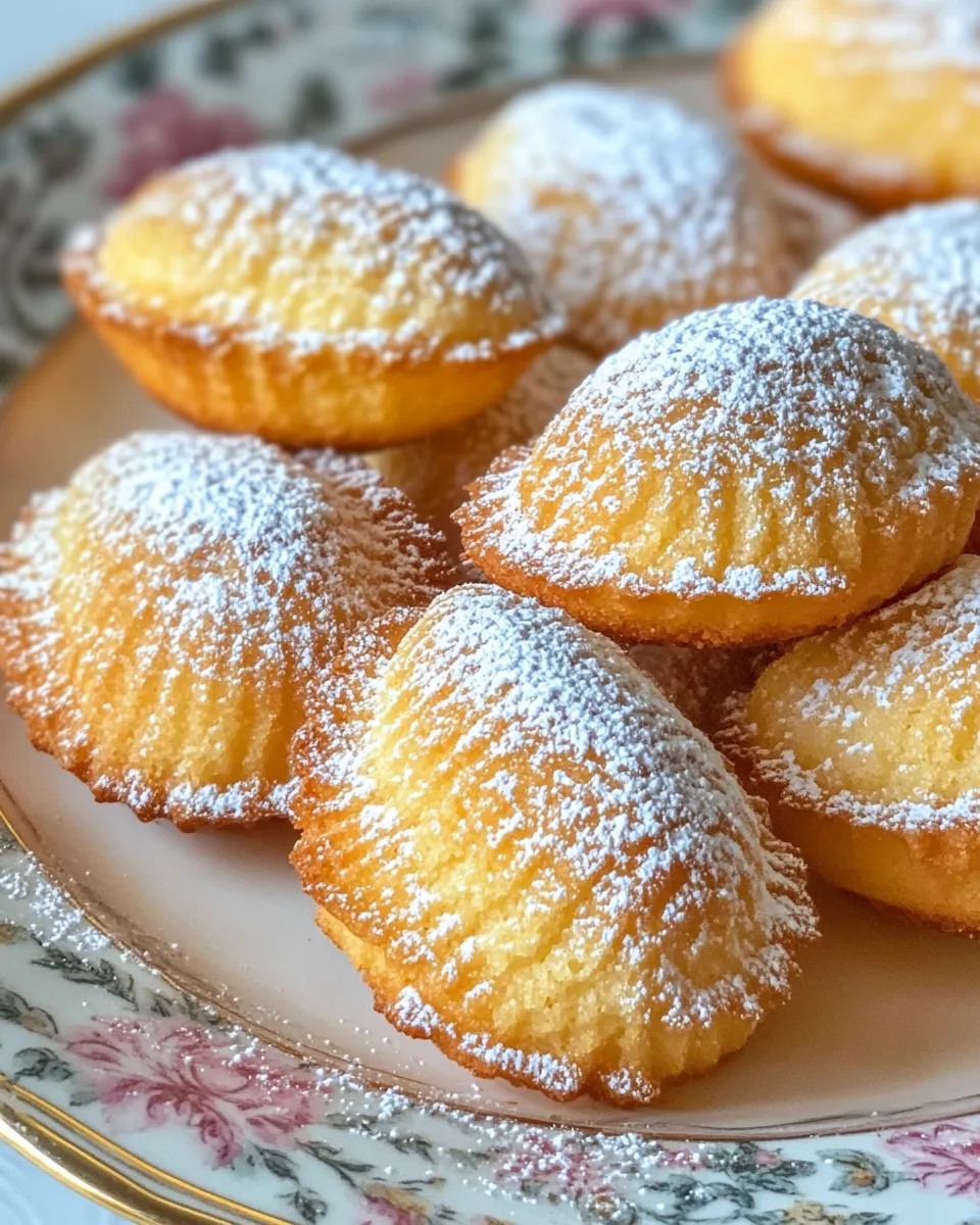 Madeleine Cookies Recipe Using Cream - Sweet Treats Recipes