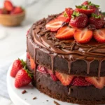 chocolate strawberry cake