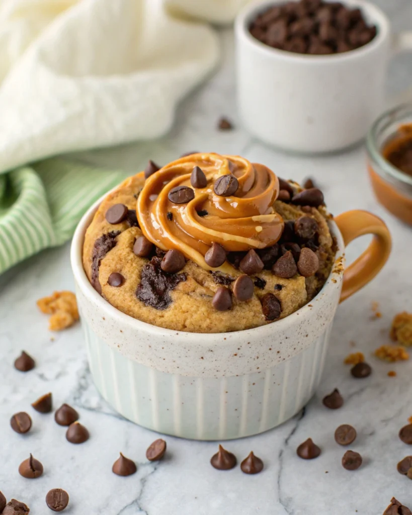 chocolate chip mug cake