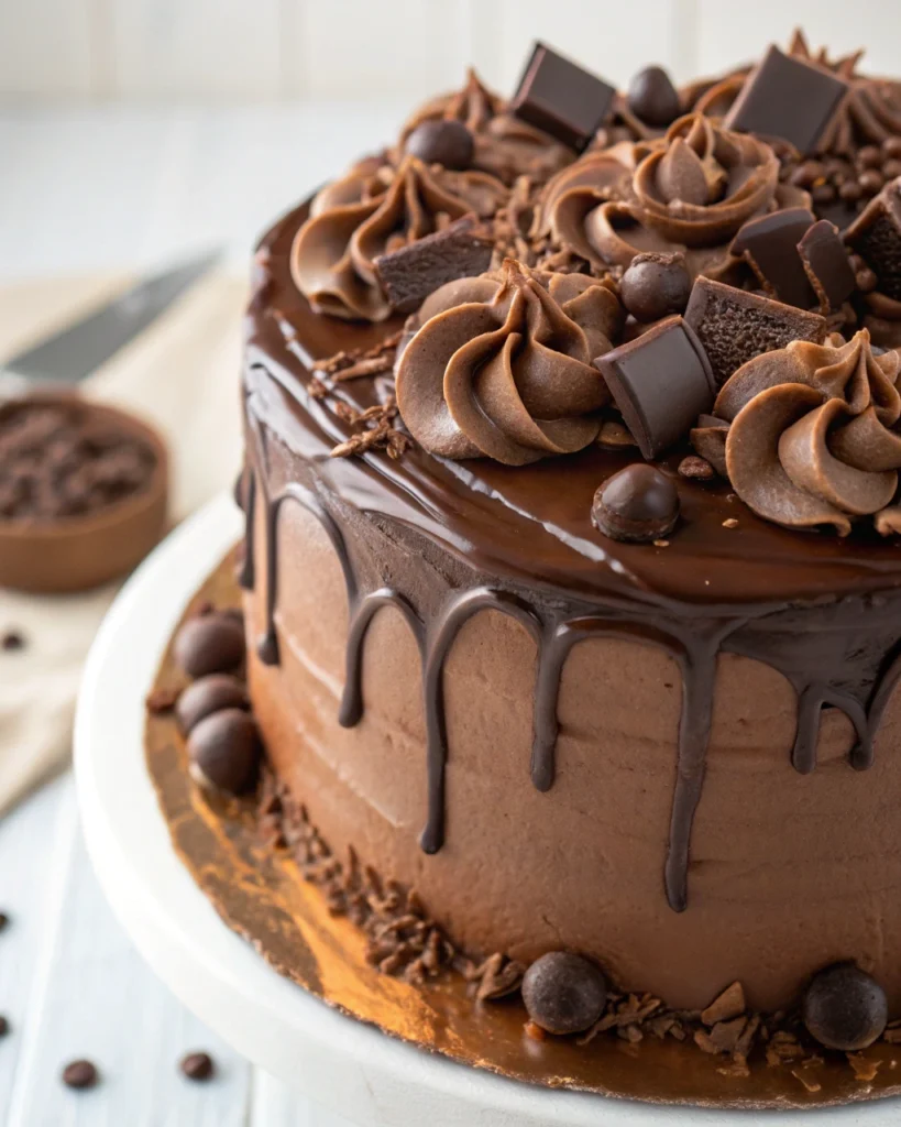 triple chocolate cake