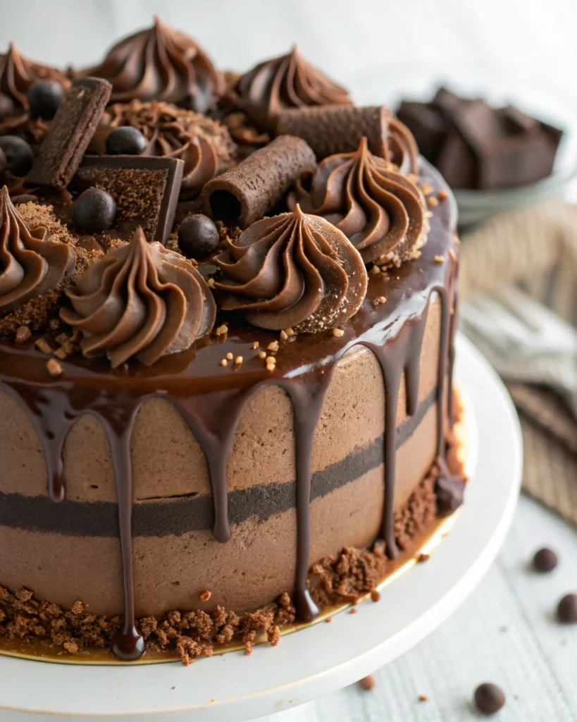 triple chocolate cake