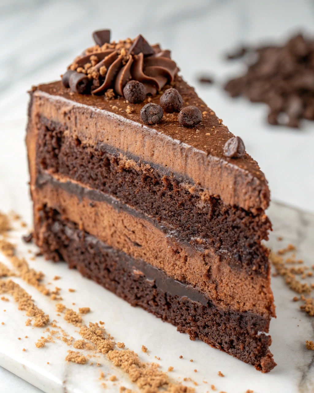 triple chocolate cake