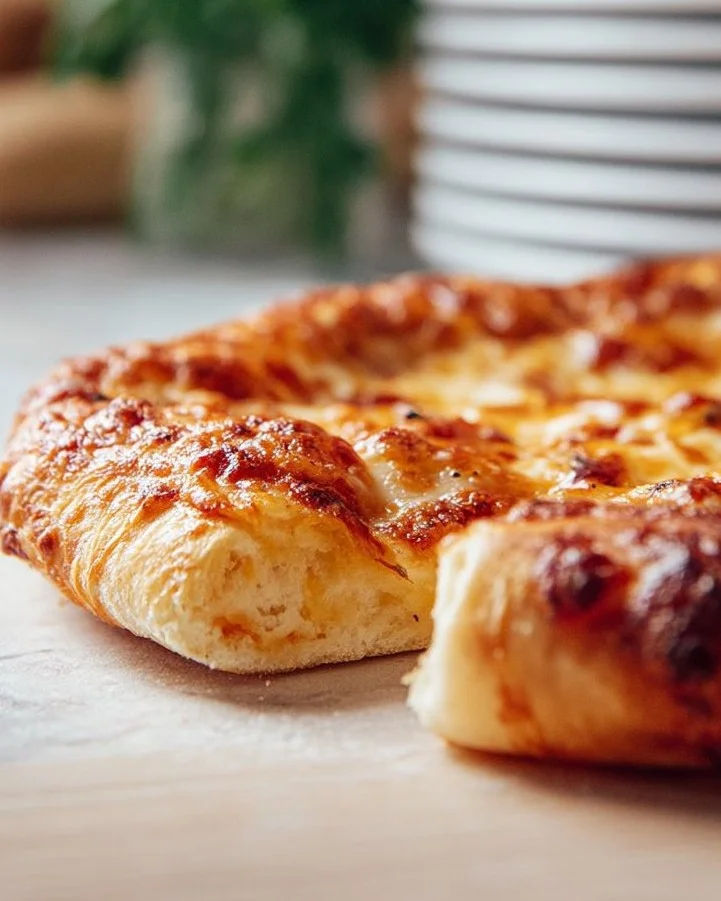 Artisan pizza dough for a crispy, chewy, and bubbly crust