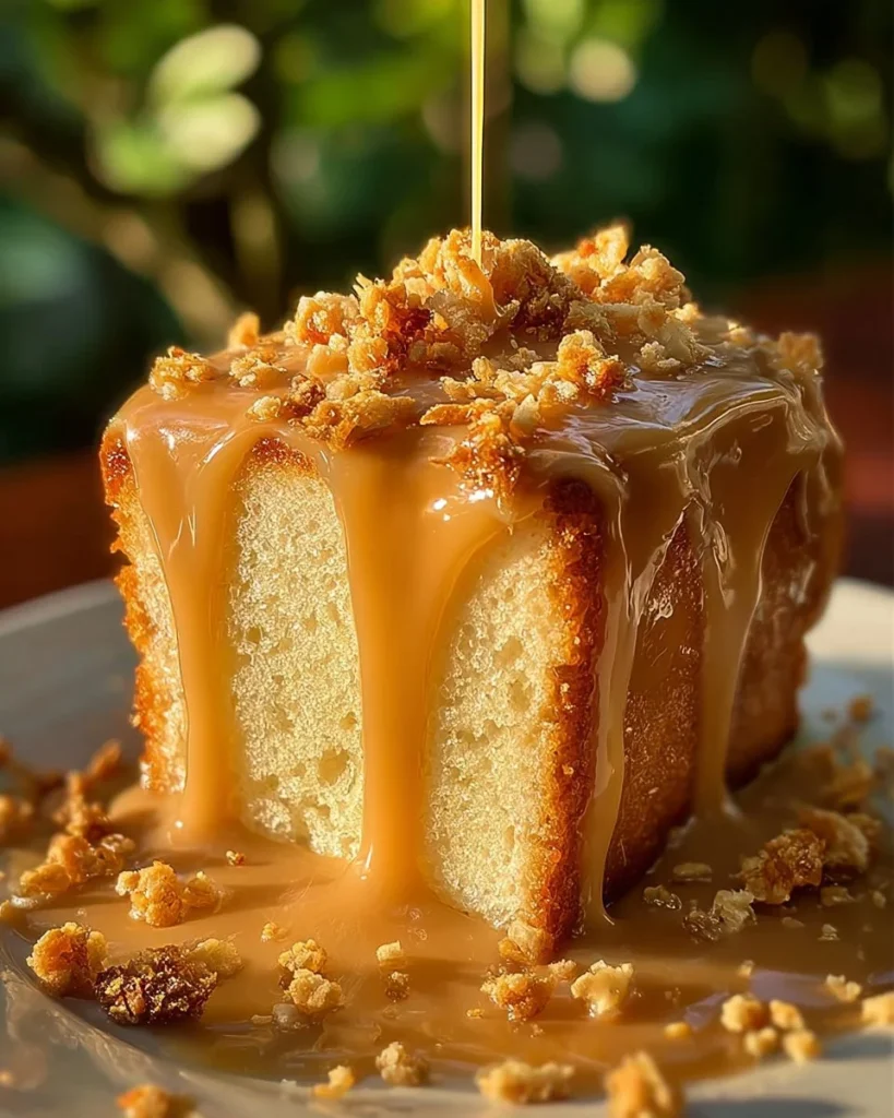 Delicious banana pudding cake layered with cream and bananas