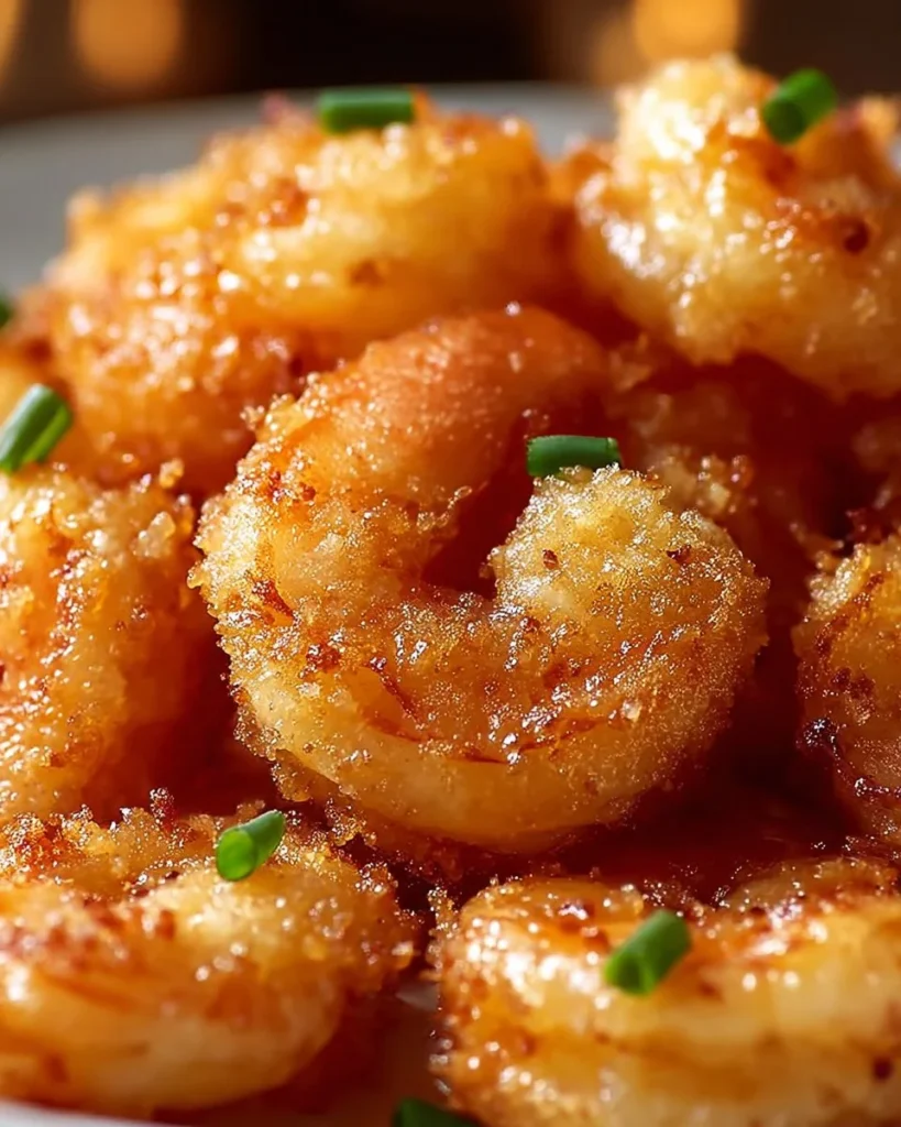 Crispy Bang Bang Shrimp served with a flavorful creamy sauce