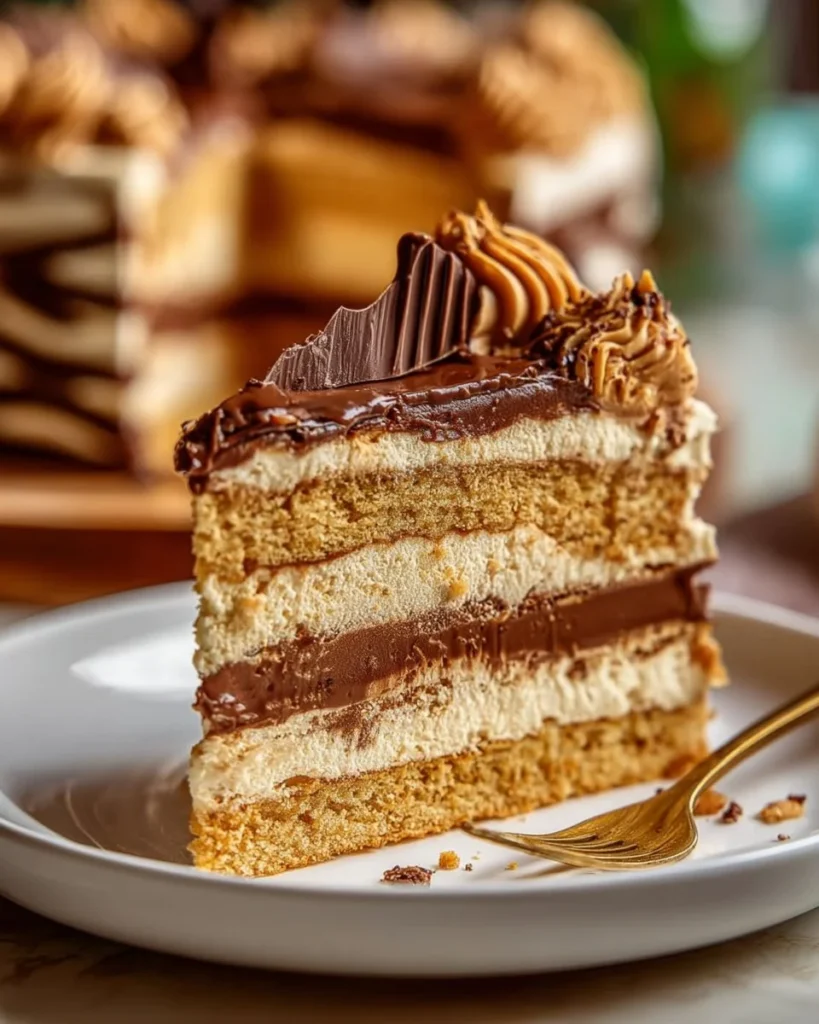 Biscoff Vegan Marble Cake with chocolate and cookie flavor swirls