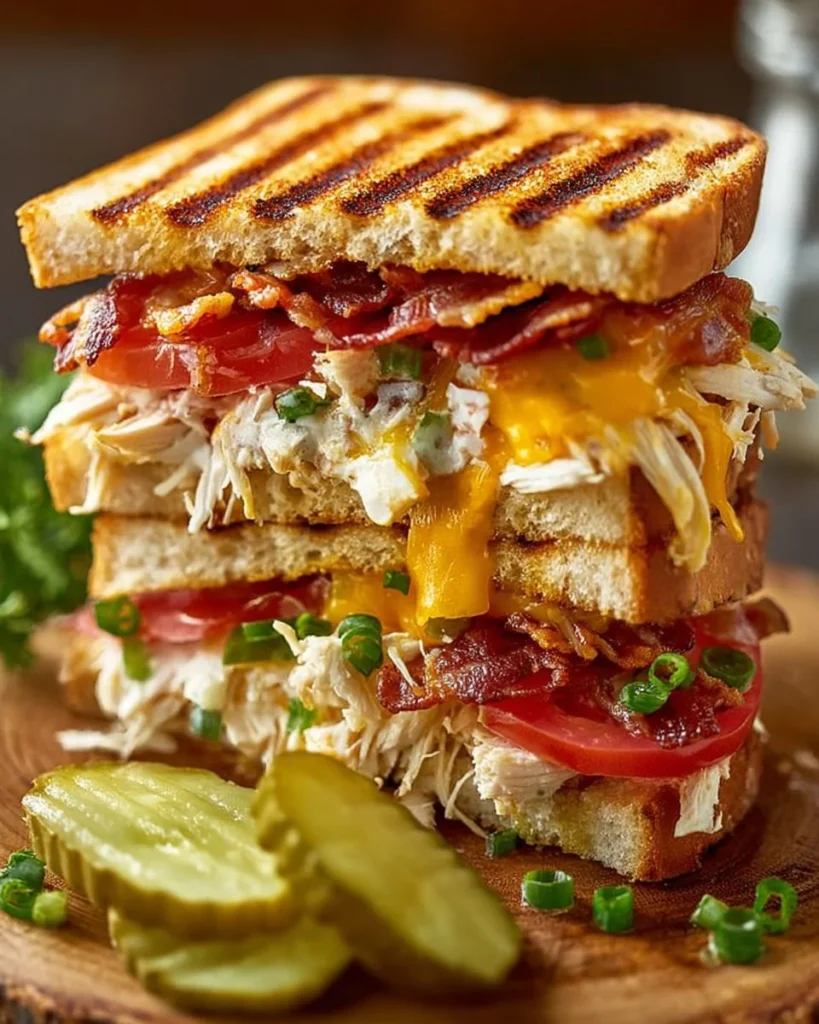 Delicious BLT Chicken Salad Sandwich with crispy bacon, lettuce, and chicken