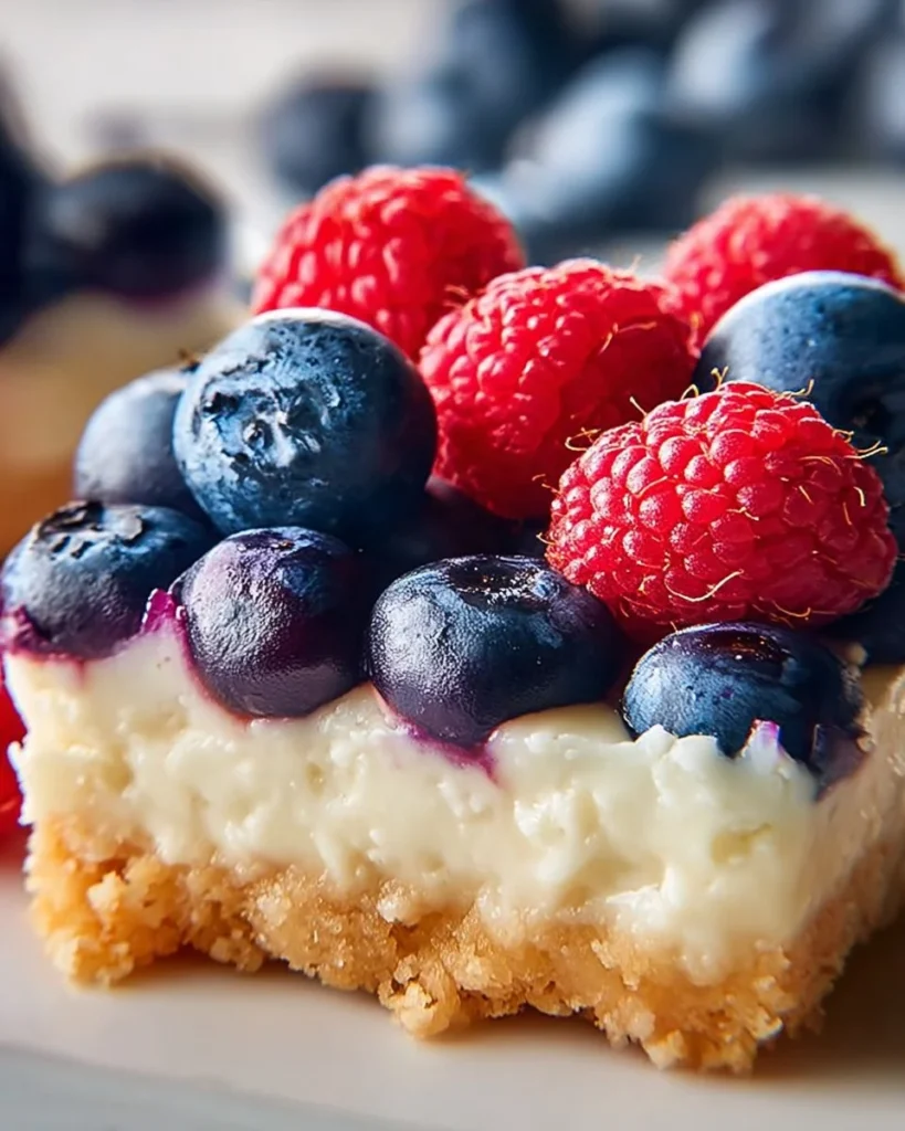 Blueberry Cottage Cheese Breakfast Bake served on a plate