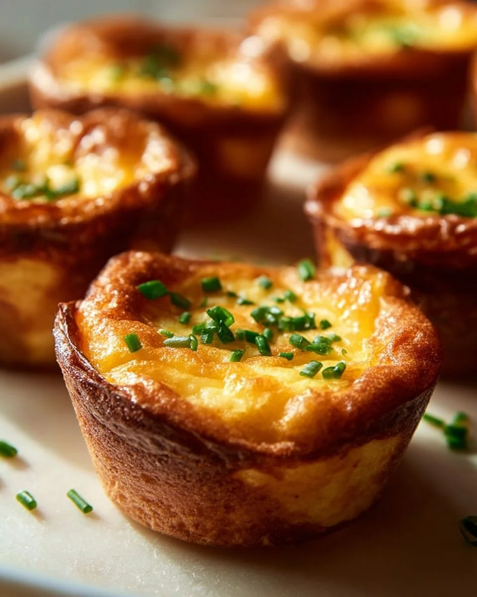 Delicious breakfast egg muffins with veggies and cheese