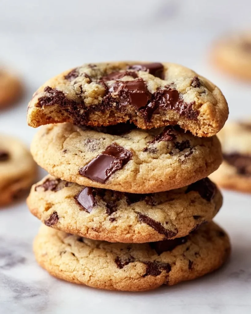 Delicious homemade Brookies Cookies with layers of brownie and cookie dough.