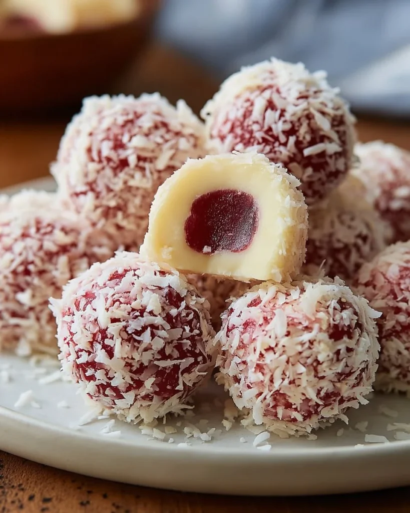 Cherry Coconut Bliss Bites - healthy and delicious energy snacks