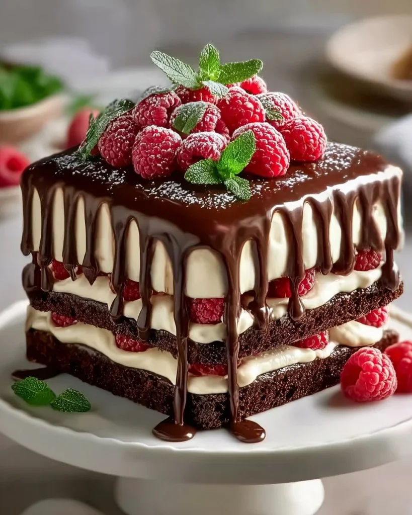 Delicious Choco Trifecta Mousse with three layers of rich chocolate flavor