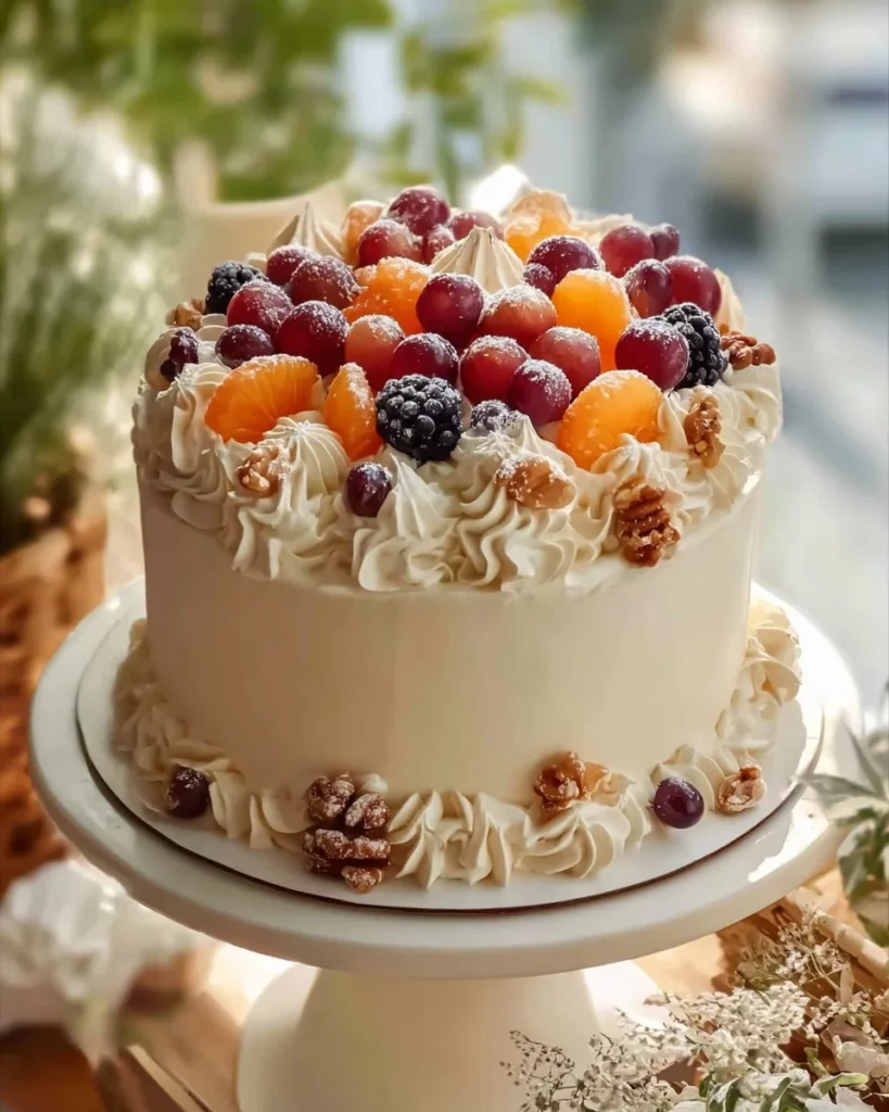 Delicious chocolate cake topped with smooth milk chocolate mousse