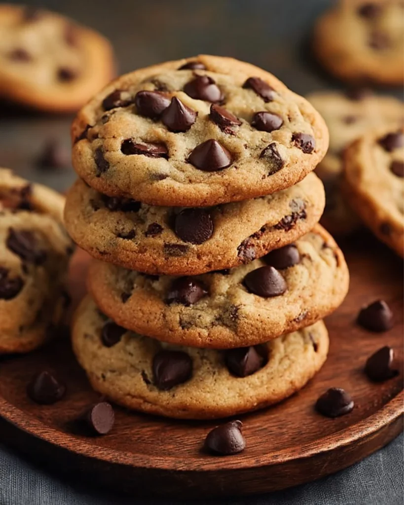 Delicious chocolate chip banana cookies on a cooling rack