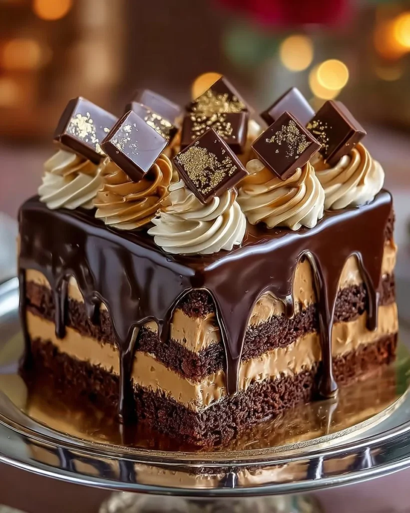 Decadent Chocolate Ding Dong Cake with creamy filling and chocolate frosting