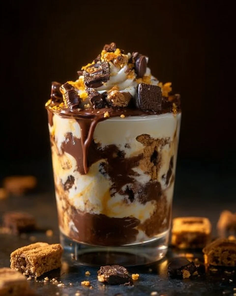 Delicious chocolate fudge brownie cake topped with chocolate ganache