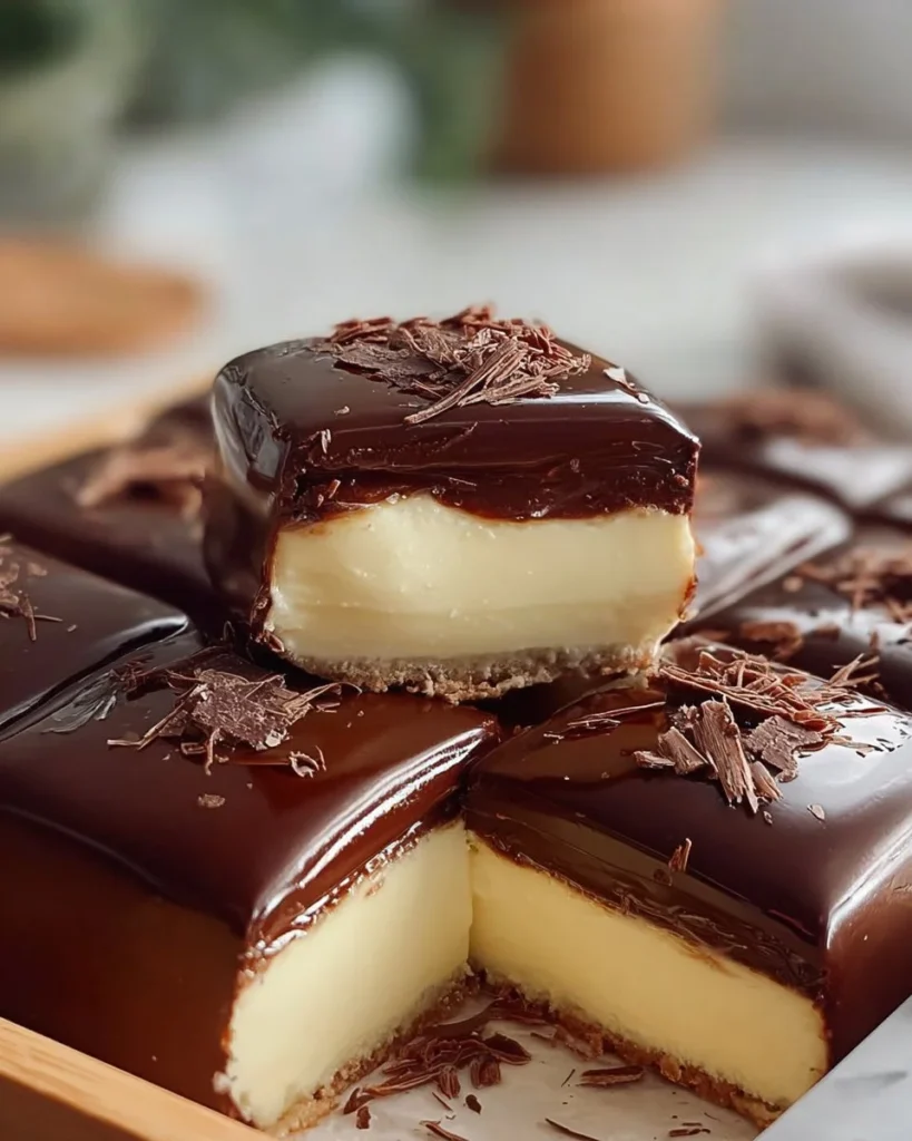 Delicious Chocolate Mocha Dessert topped with chocolate shavings and whipped cream