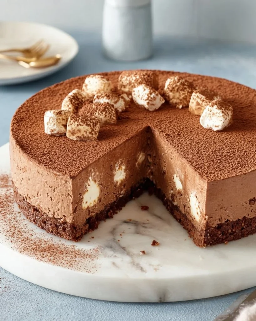 Delicious Chocolate Wind Bag Cake topped with chocolate ganache