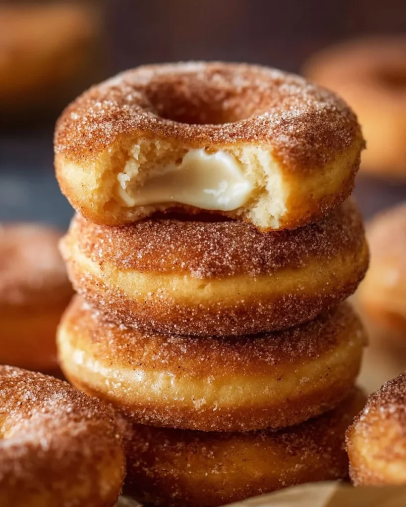 Delicious Churro Cheesecake Cookies with cinnamon sugar topping