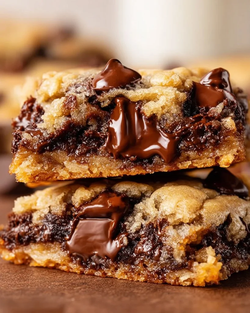 Freshly baked classic chocolate chip cookies on a cooling rack