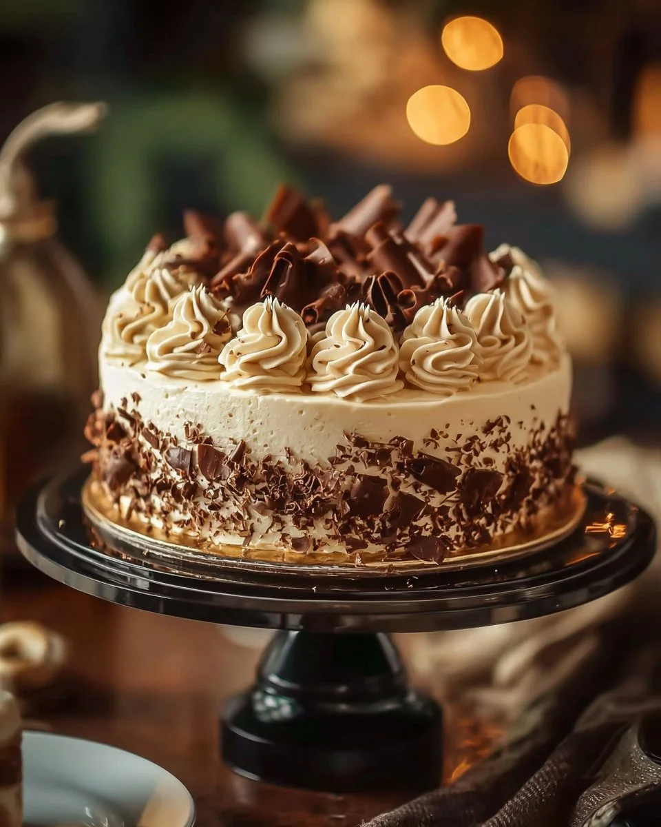 Delicious classic creamy tiramisu dessert with layers of coffee and mascarpone cheese