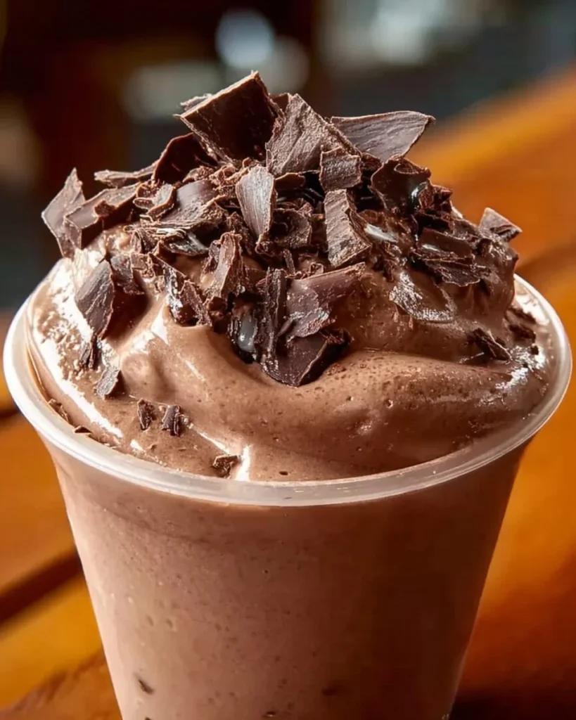 Delicious coffee ice cream with dark chocolate flecks in a bowl