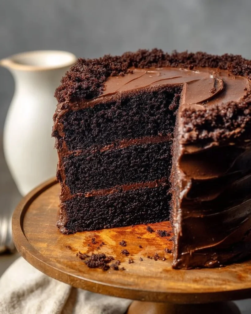 Decadent chocolate peanut butter cheesecake with caramel drizzle