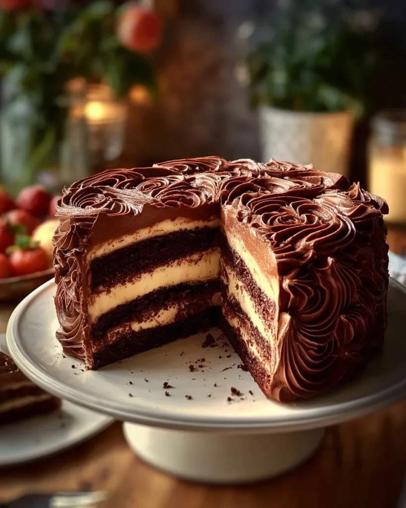 Delicious marble cake with a twist, showcasing beautiful swirls of chocolate and vanilla