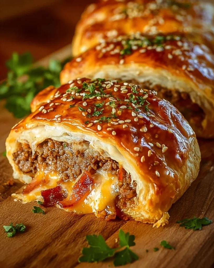 Delicious Easy Garbage Bread made with leftovers