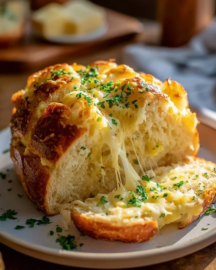 Fluffy cheesy quick bread baked to perfection, ideal for snacking or meals.