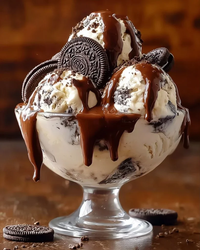 Delicious frosted choco-cheesecake topped with chocolate sprinkles