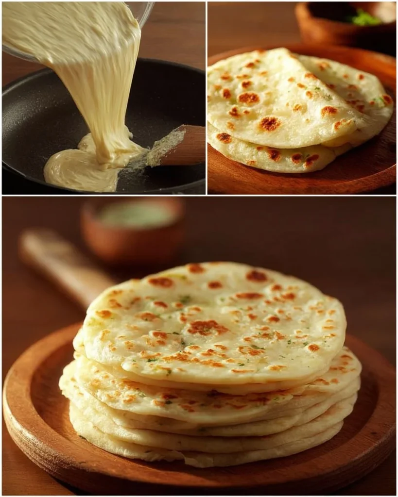 Homemade Garlic Butter Flatbread fresh from the oven