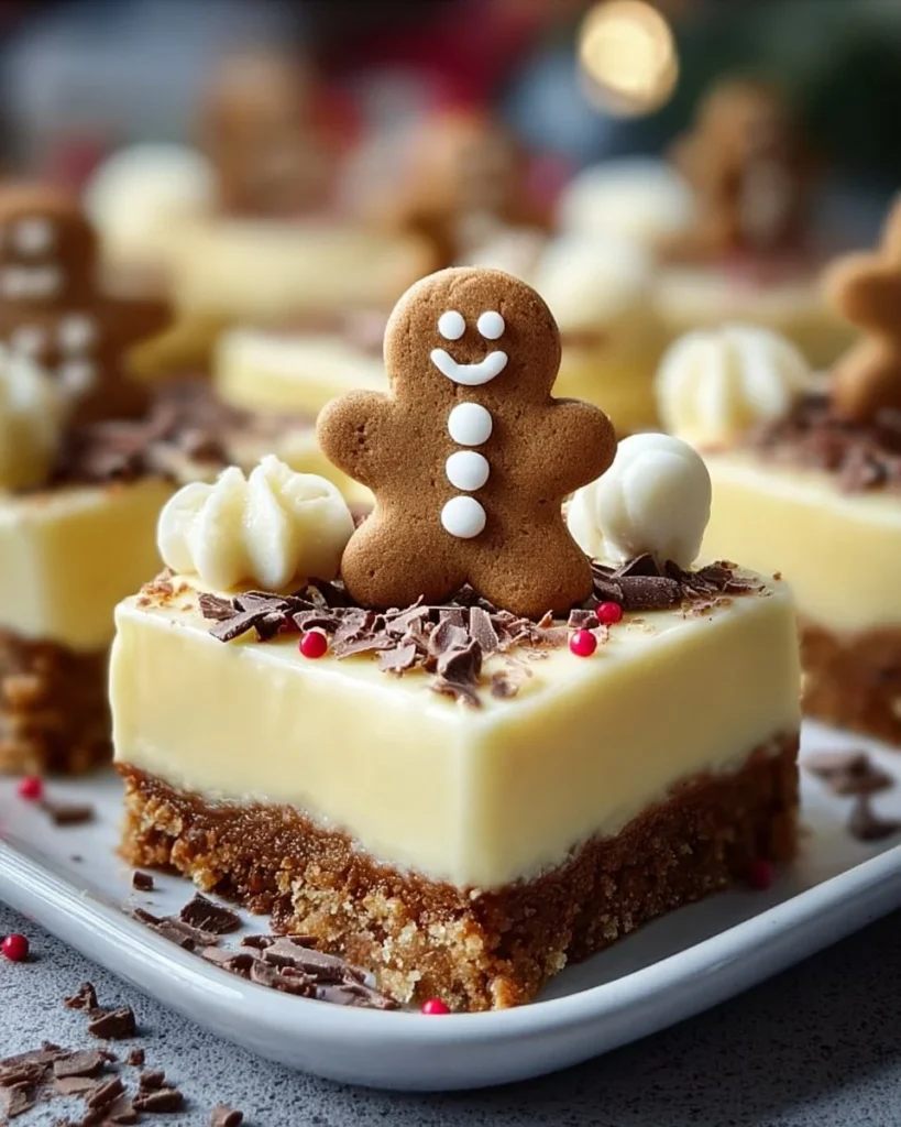 Freshly baked Gingerbread Cheesecake Cookies on a festive platter