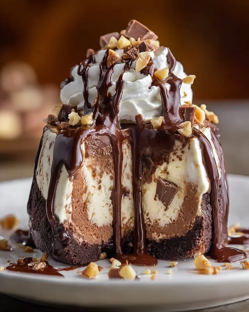 Heavenly chocolate peanut butter cheesecake with a smooth, creamy texture