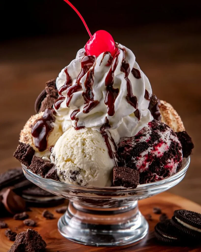 Delicious dessert showcasing the Heavenly Delight treat garnished elegantly.