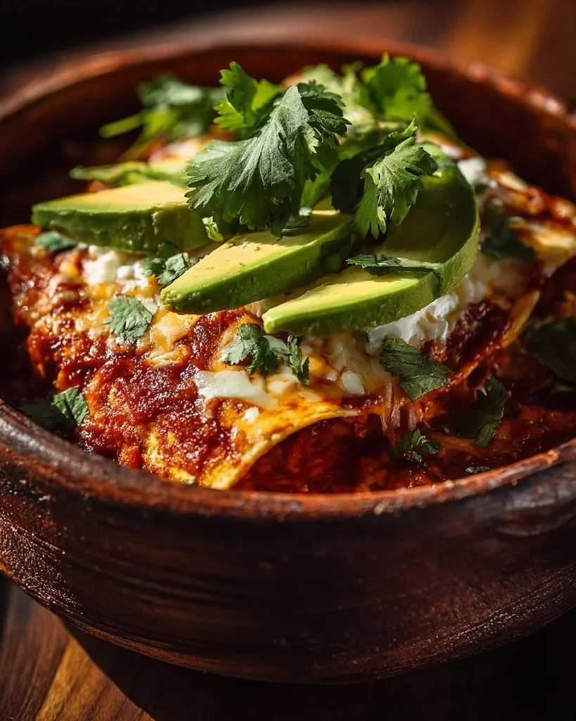 High-protein cottage cheese enchilada bowl with fresh toppings