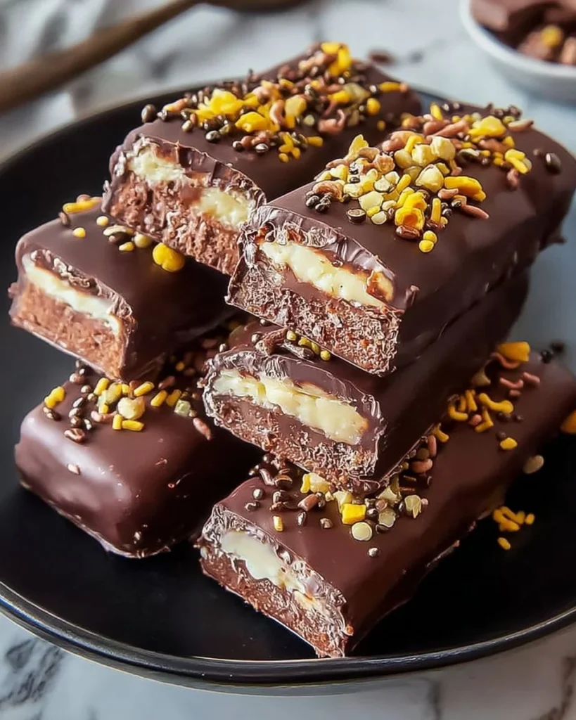 Delicious homemade chocolate-covered ice cream on a stick