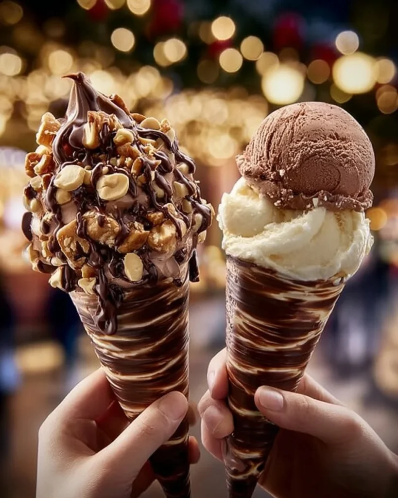 Homemade chocolate-covered ice cream bars on a plate
