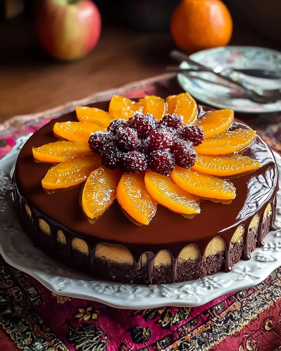 Slice of Hungarian Dobos Torte with chocolate and caramel layers on a plate