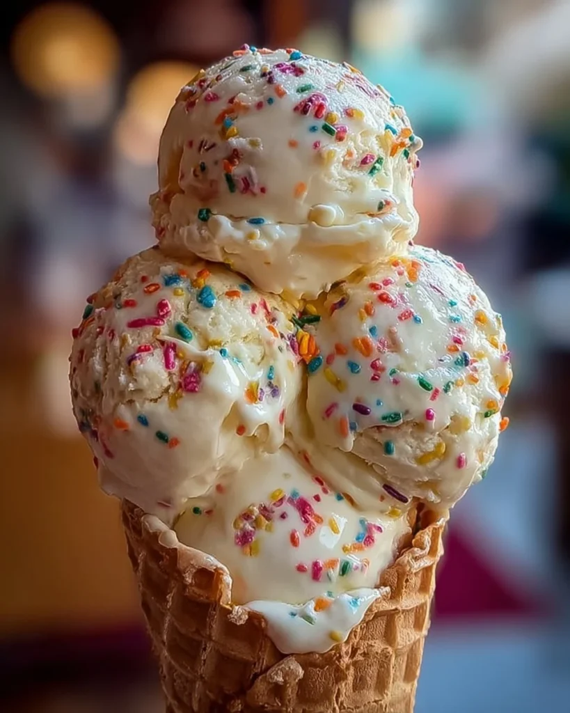 Delicious Kulfi ice cream served in a cone, showcasing its creamy texture and vibrant flavors.