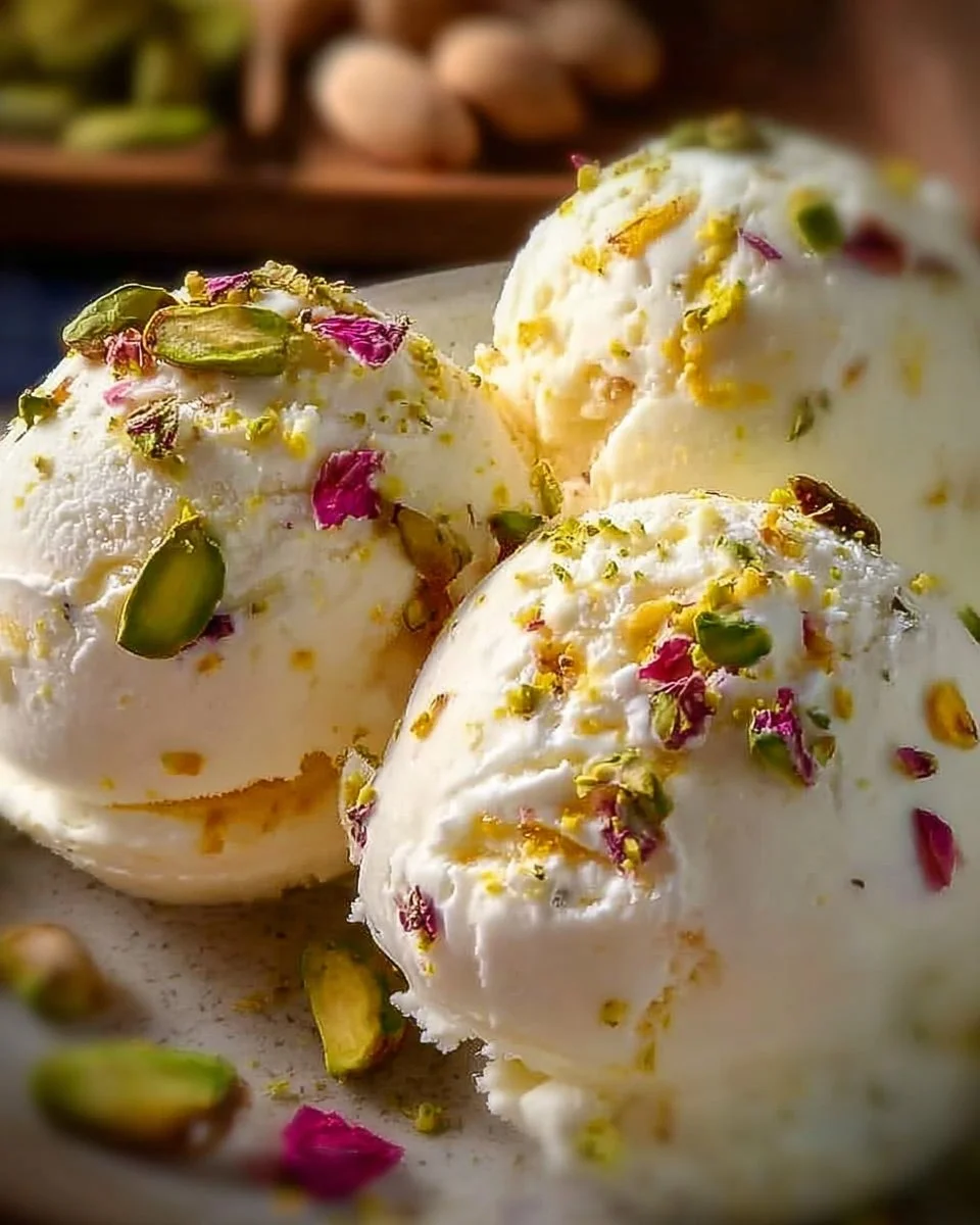 Delicious Kulfi Ice Cream served in a traditional cone.