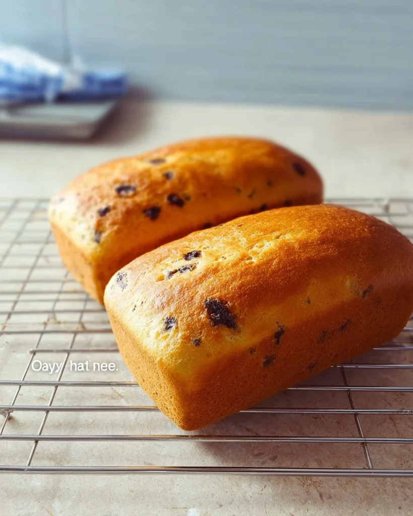 Delicious lemon blueberry loaves with a golden crust and juicy blueberries.