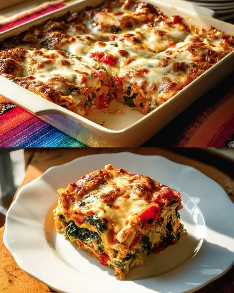 Low Carb Sheet Pan Pizza topped with fresh ingredients and cheese.