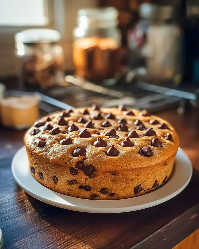 Maxi Cookie Cœur Coulant with gooey center and chocolate chips