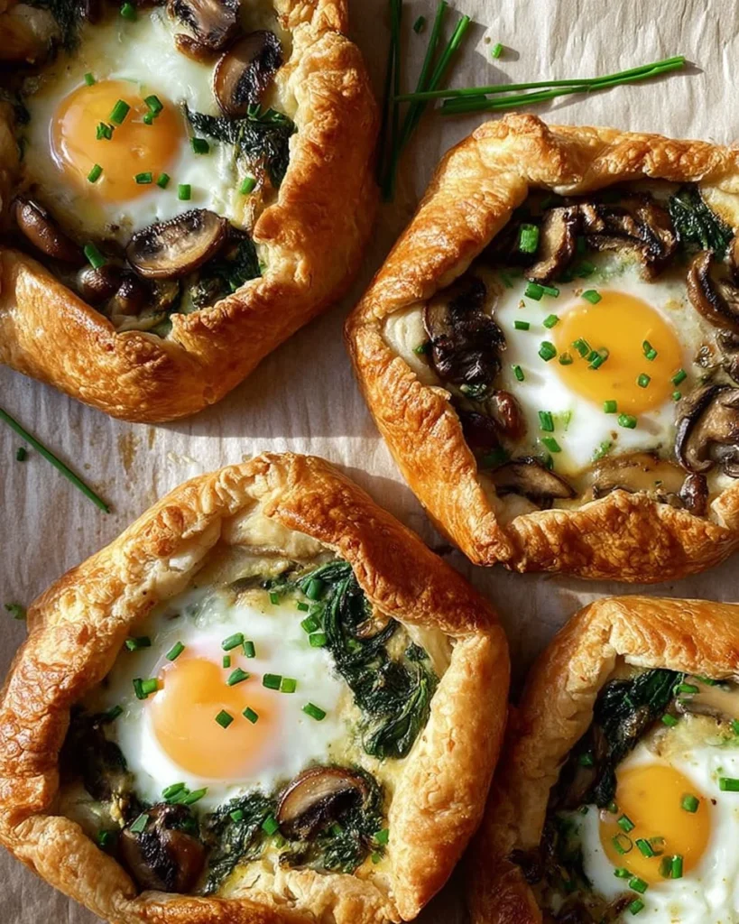 Mediterranean Mushroom, Onion, and Spinach Grallets served on a plate