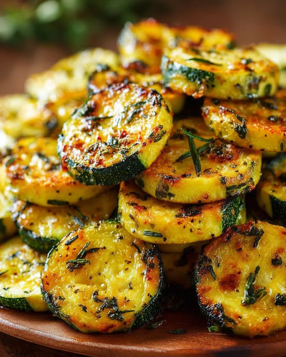 Mediterranean zucchini garlic bites on a platter for a healthy snack