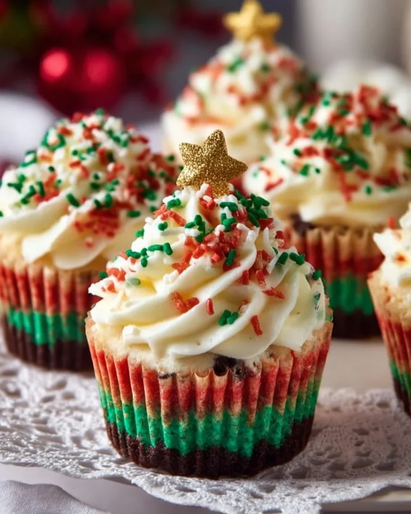Mini Christmas cheesecake decorated with festive toppings for holiday celebrations.